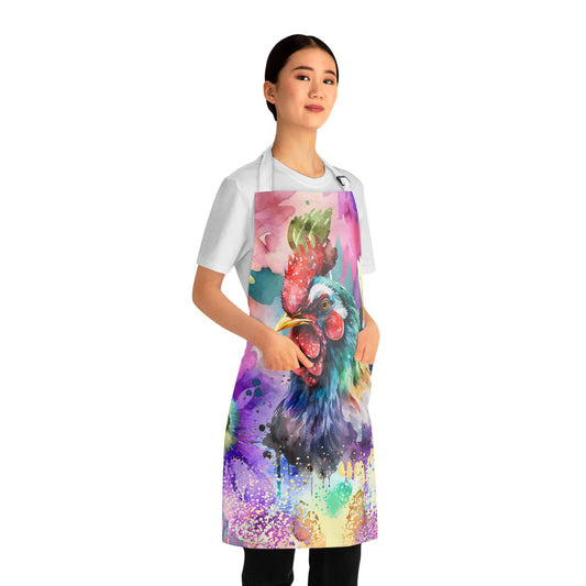 Watercolour Chicken Apron