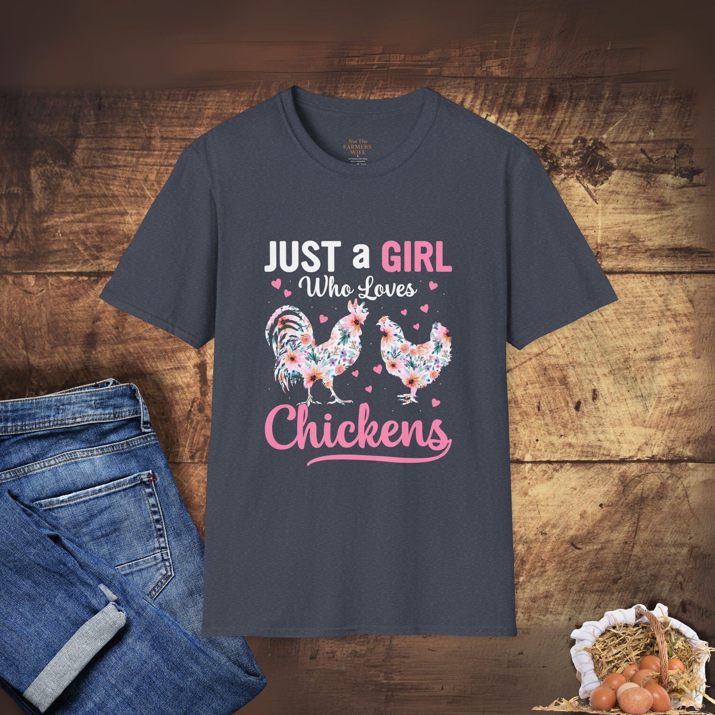 Just a Girl Who Loves Chickens T-Shirt