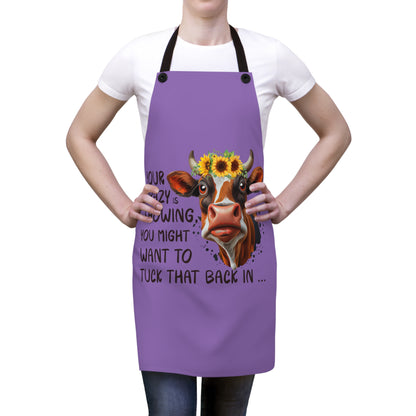 Your Crazy is Showing apron on women