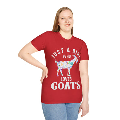 Just a Girl Who Loves Goats T-Shirt