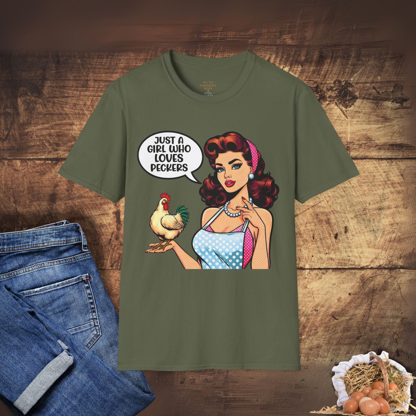 Just a Girl Who Loves Peckers T-Shirt