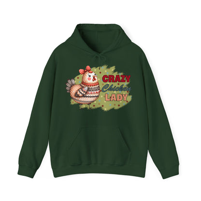 Crazy Chicken Lady Hooded Sweatshirt