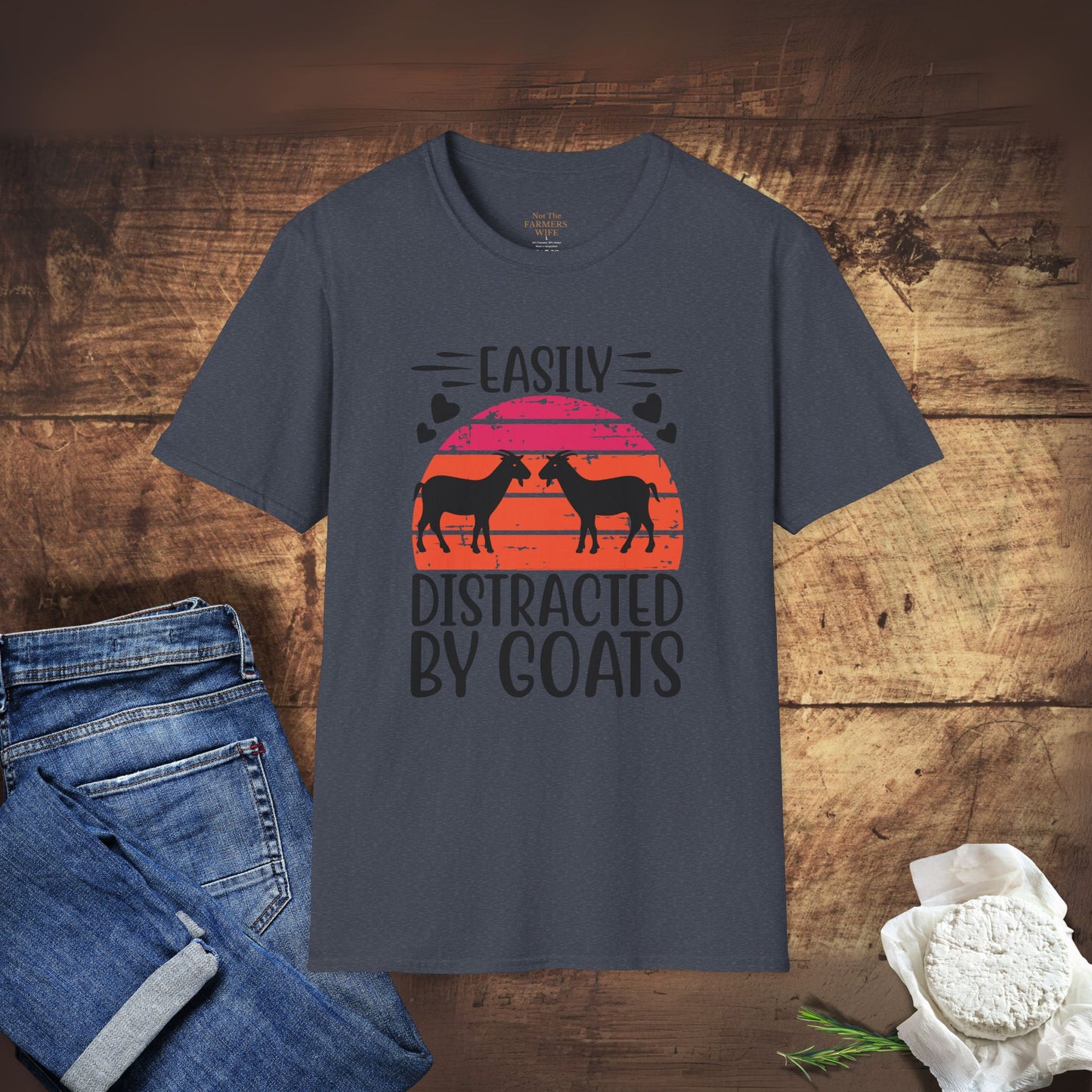 Easily Distracted by Goats T-Shirt