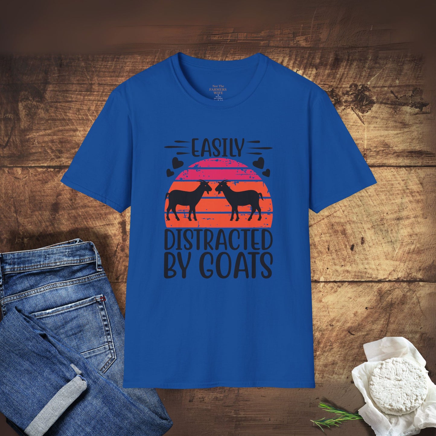 Easily Distracted by Goats T-Shirt