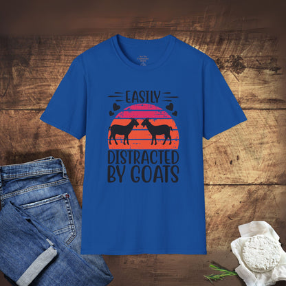 Easily Distracted by Goats T-Shirt