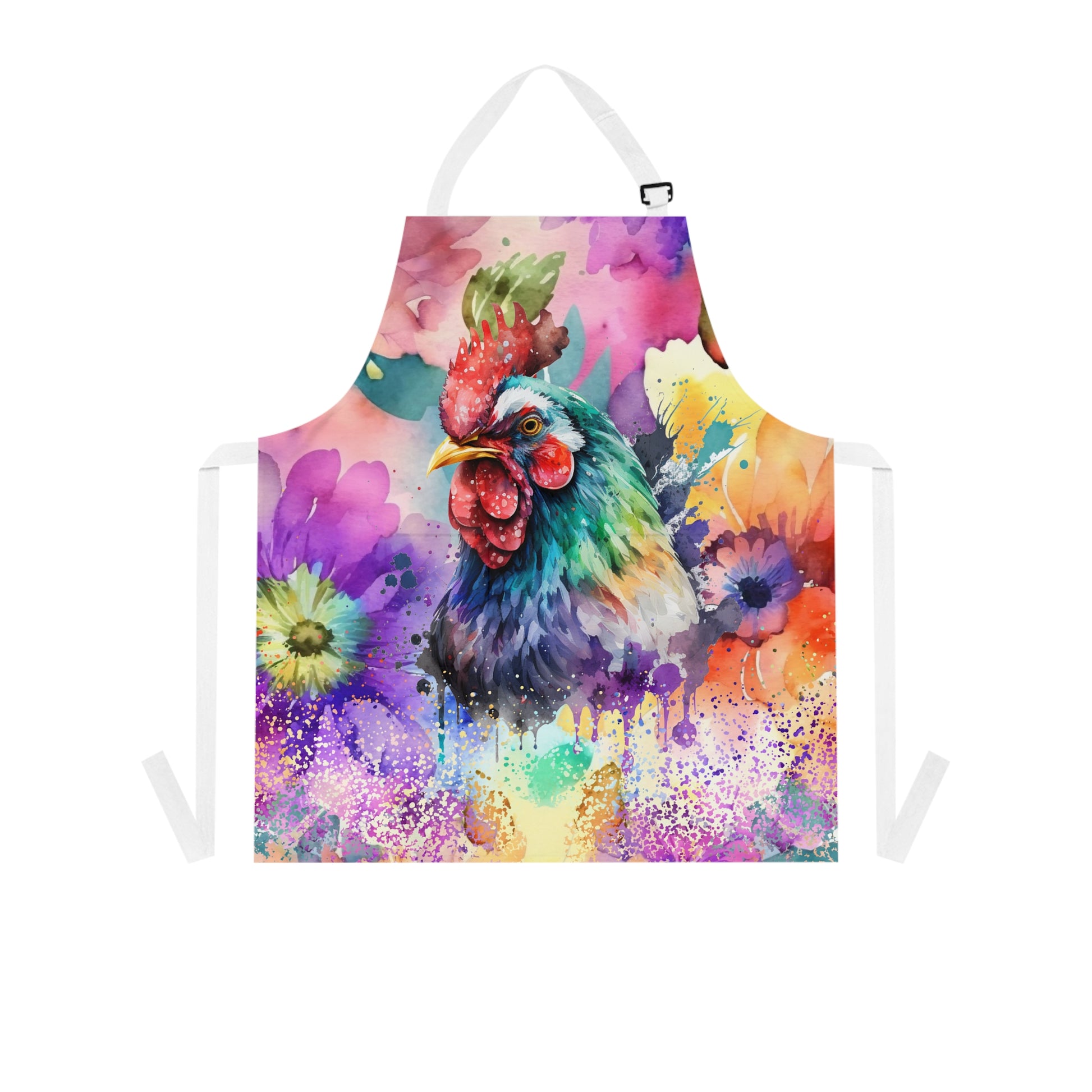 Watercolour Chicken Apron