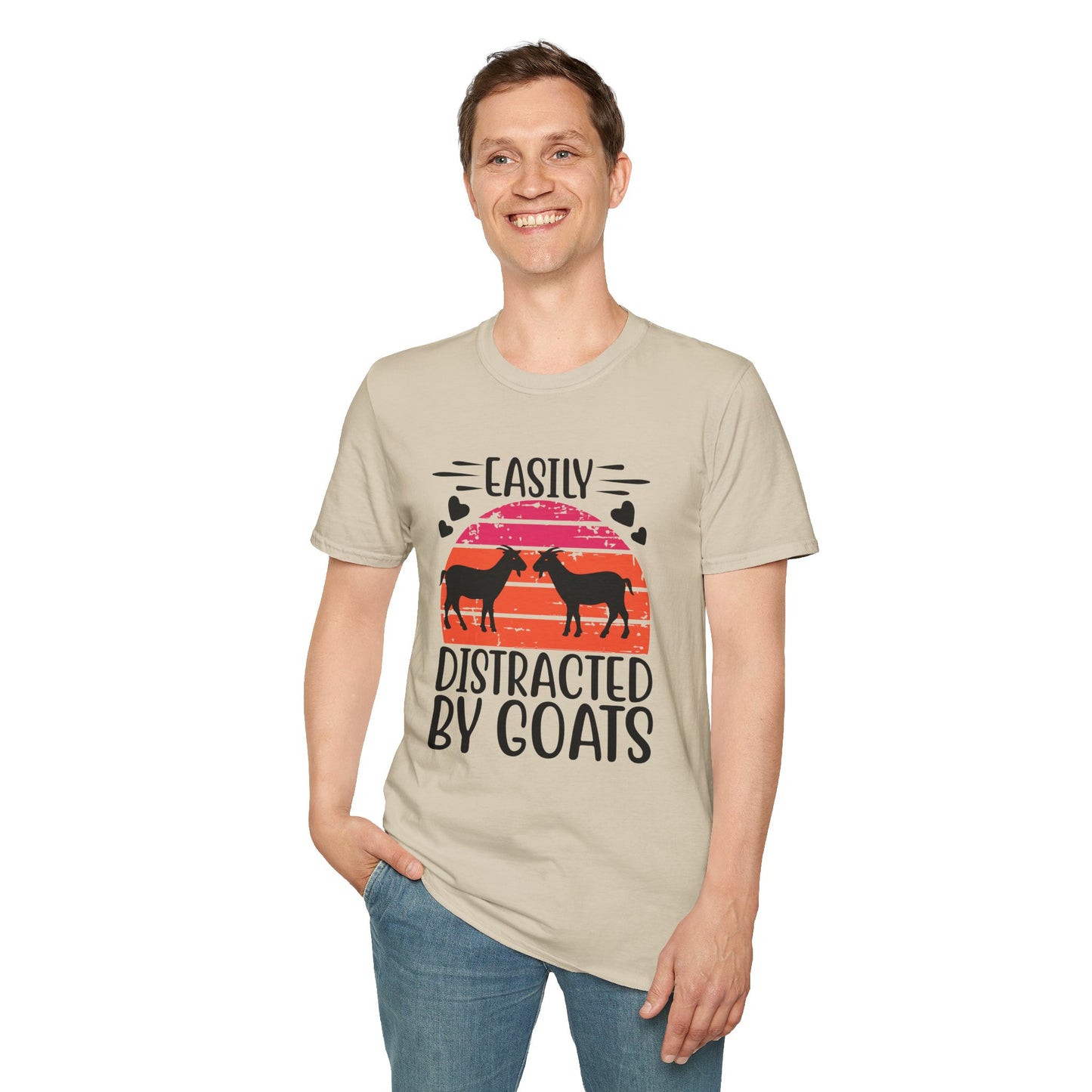 Easily Distracted by Goats T-Shirt