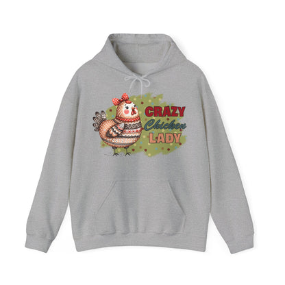 Crazy Chicken Lady Hooded Sweatshirt