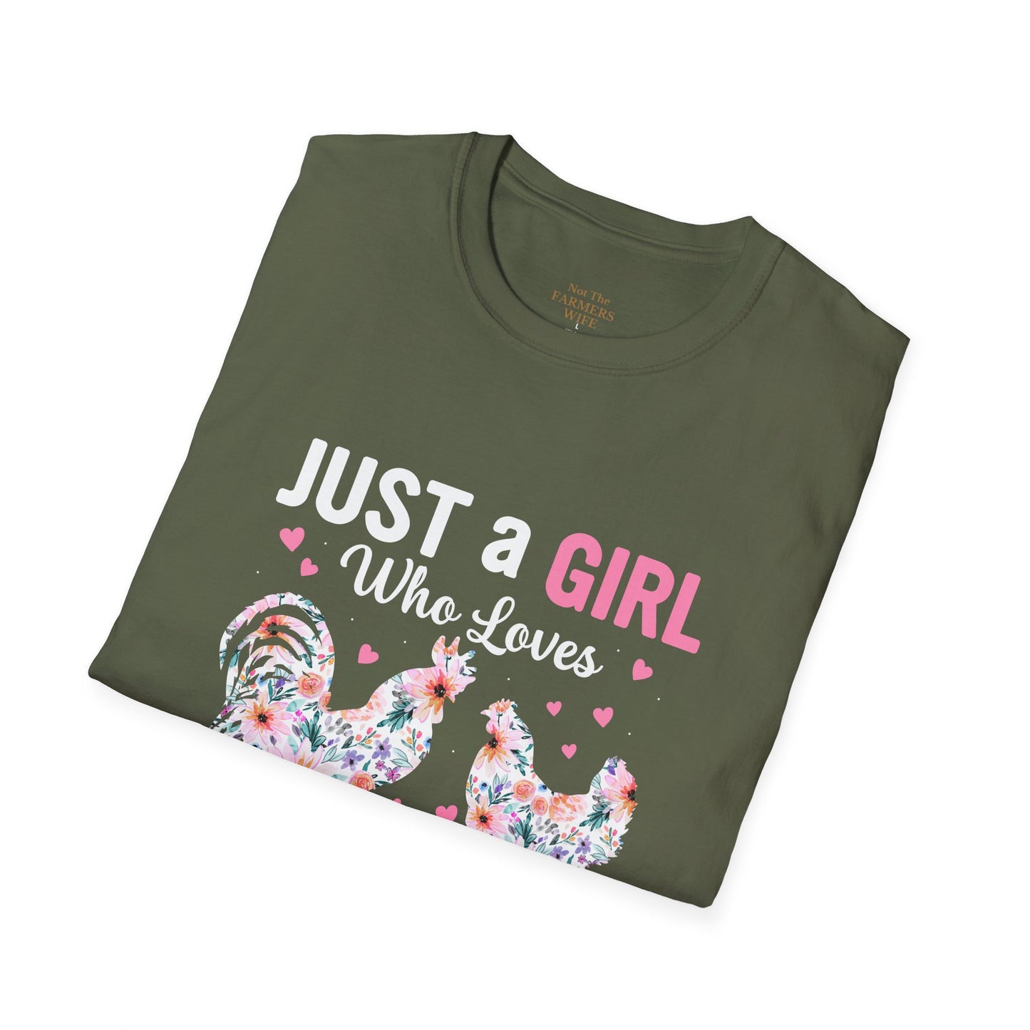 Just a Girl Who Loves Chickens T-Shirt