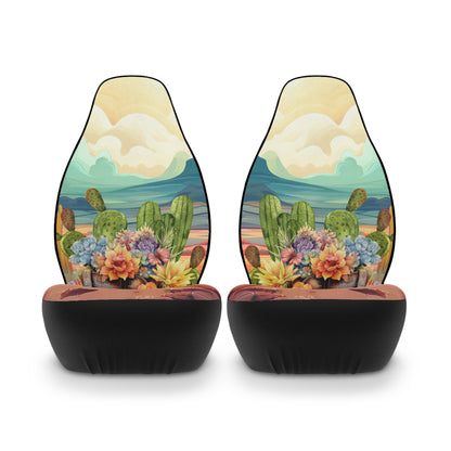 Desert Cowgirl Boots Car Seat Covers