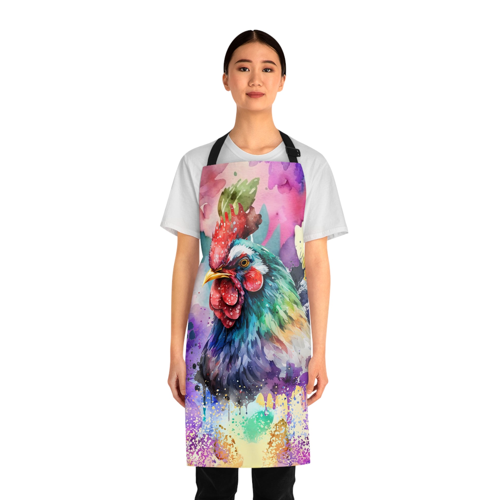 Watercolour Chicken Apron