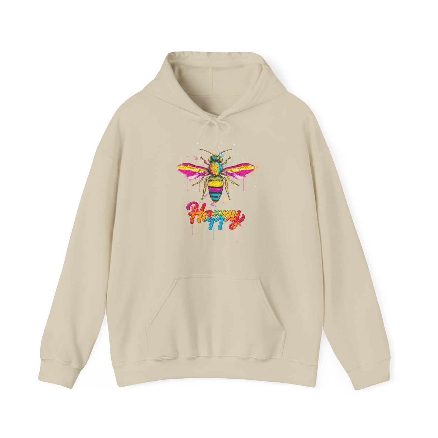 Bee Happy Hooded Sweatshirt