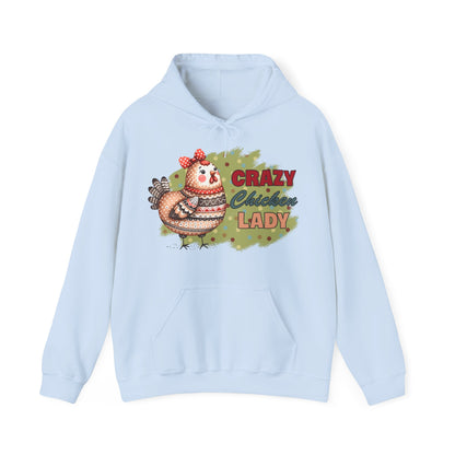 Crazy Chicken Lady Hooded Sweatshirt