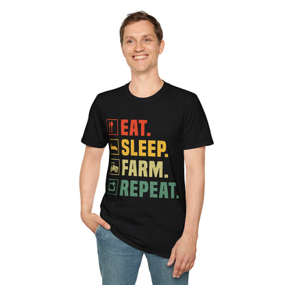 Eat. Sleep. Farm. Repeat. T-Shirt