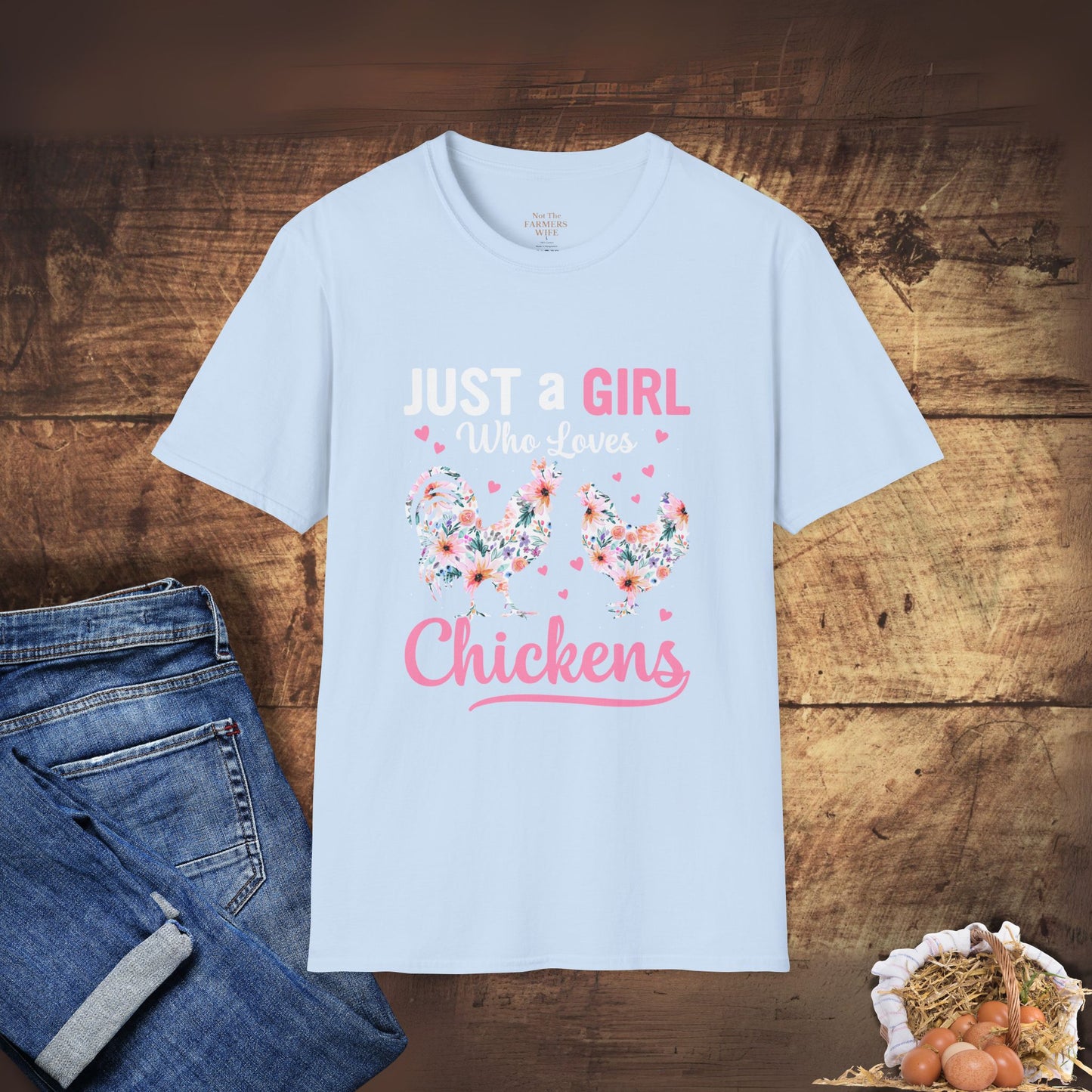 Just a Girl Who Loves Chickens T-Shirt