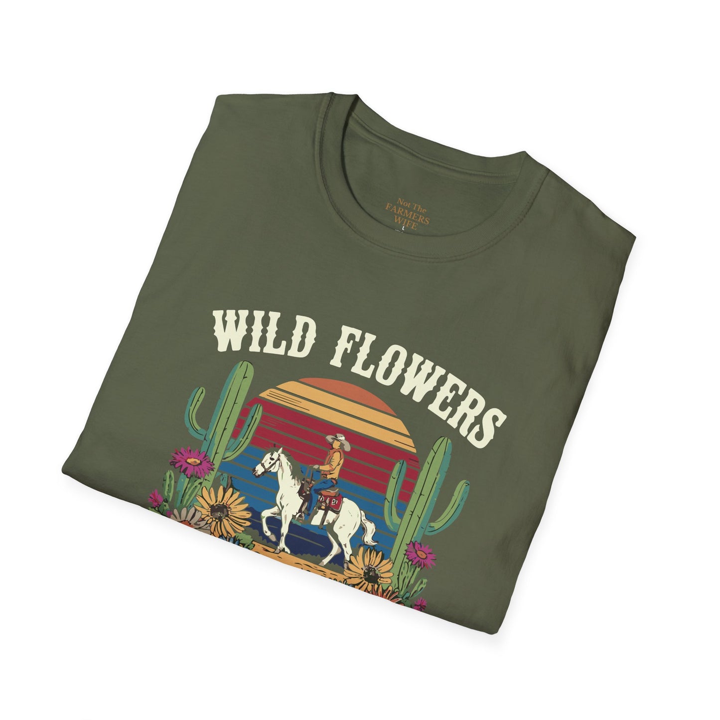 Wild Flowers and Wild Horses T-Shirt
