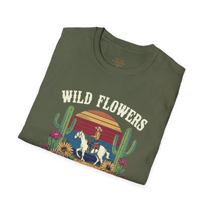 Wild Flowers and Wild Horses T-Shirt
