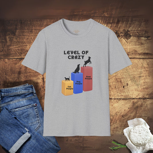 Level of Crazy – Goat Edition T-Shirt