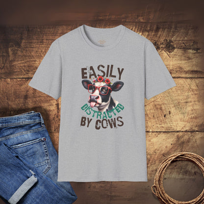 Easily Distracted by Cows T-Shirt