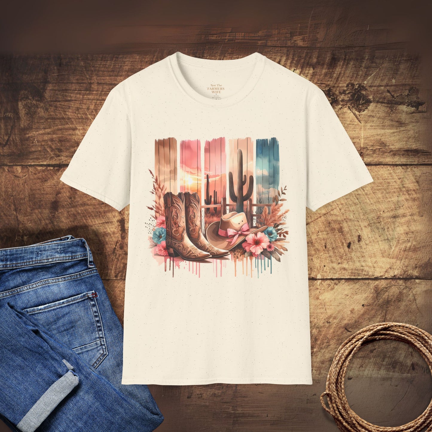 Pretty in Pink Cowgirl Boots T-Shirt