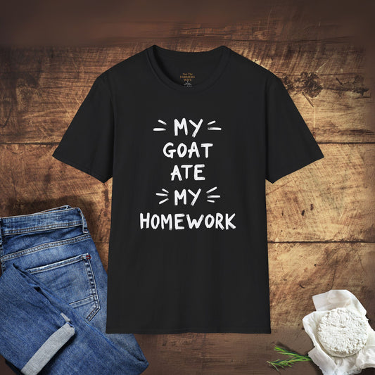 My Goat Ate My Homework T-Shirt