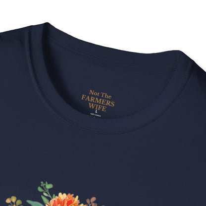 Highland Cow Floral T-Shirt