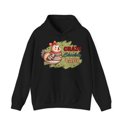 Crazy Chicken Lady Hooded Sweatshirt
