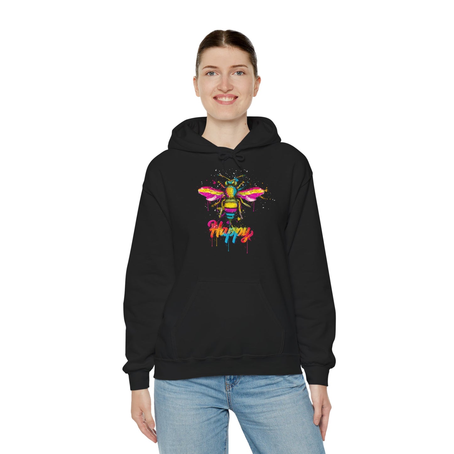 Bee Happy Hooded Sweatshirt