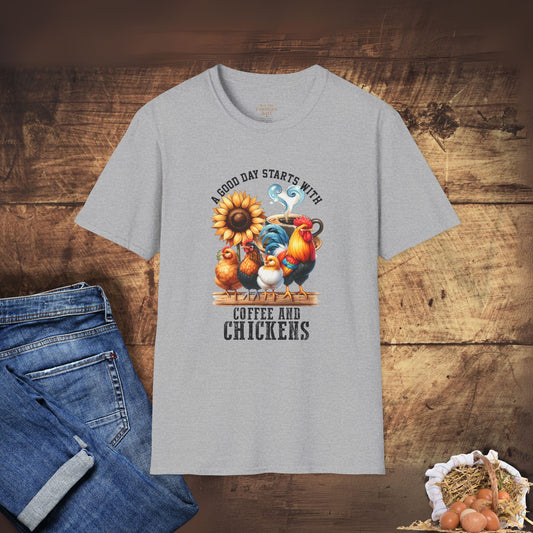 A Good Day Starts T-Shirt