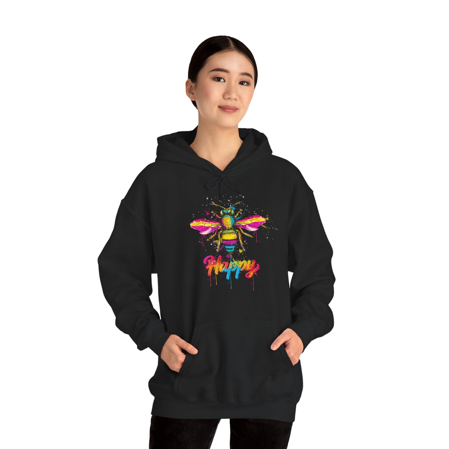 Bee Happy Hooded Sweatshirt