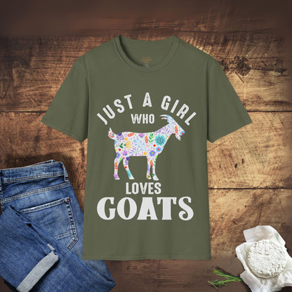Just a Girl Who Loves Goats T-Shirt