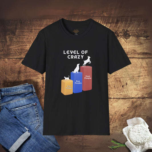 Level of Crazy – Goat Edition T-Shirt