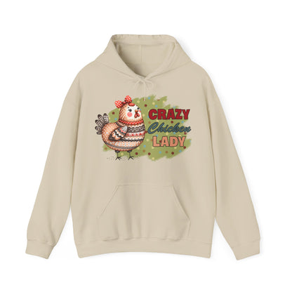 Crazy Chicken Lady Hooded Sweatshirt