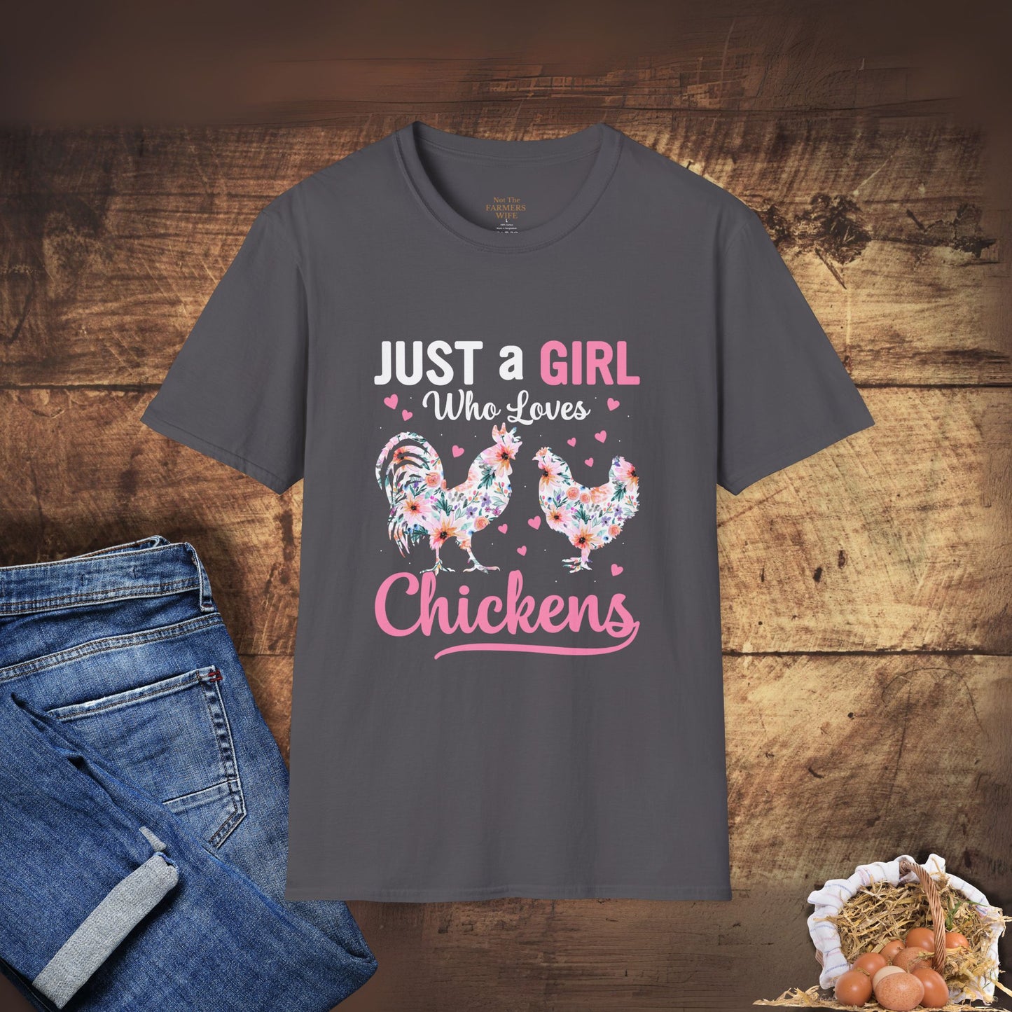 Just a Girl Who Loves Chickens T-Shirt