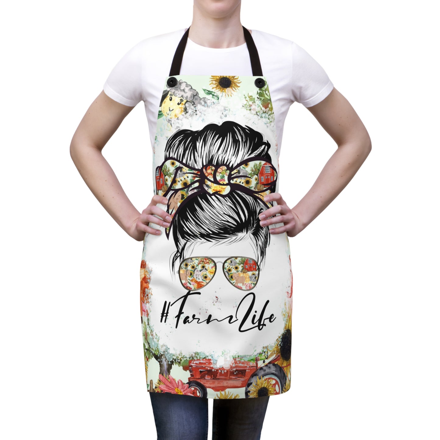 #FarmerLife Apron front on person