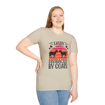 Easily Distracted by Goats T-Shirt