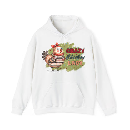 Crazy Chicken Lady Hooded Sweatshirt