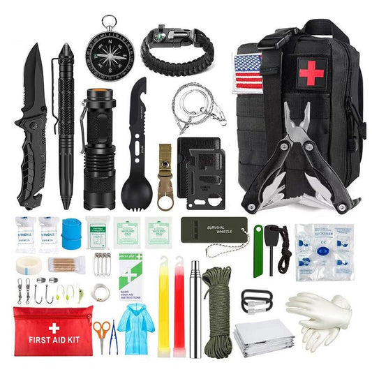 39in1 Tactical Emergency Survival Kit Outdoor Hiking Camping SOS Tool Equipment - 3PL Product - Not The Farmers Wife