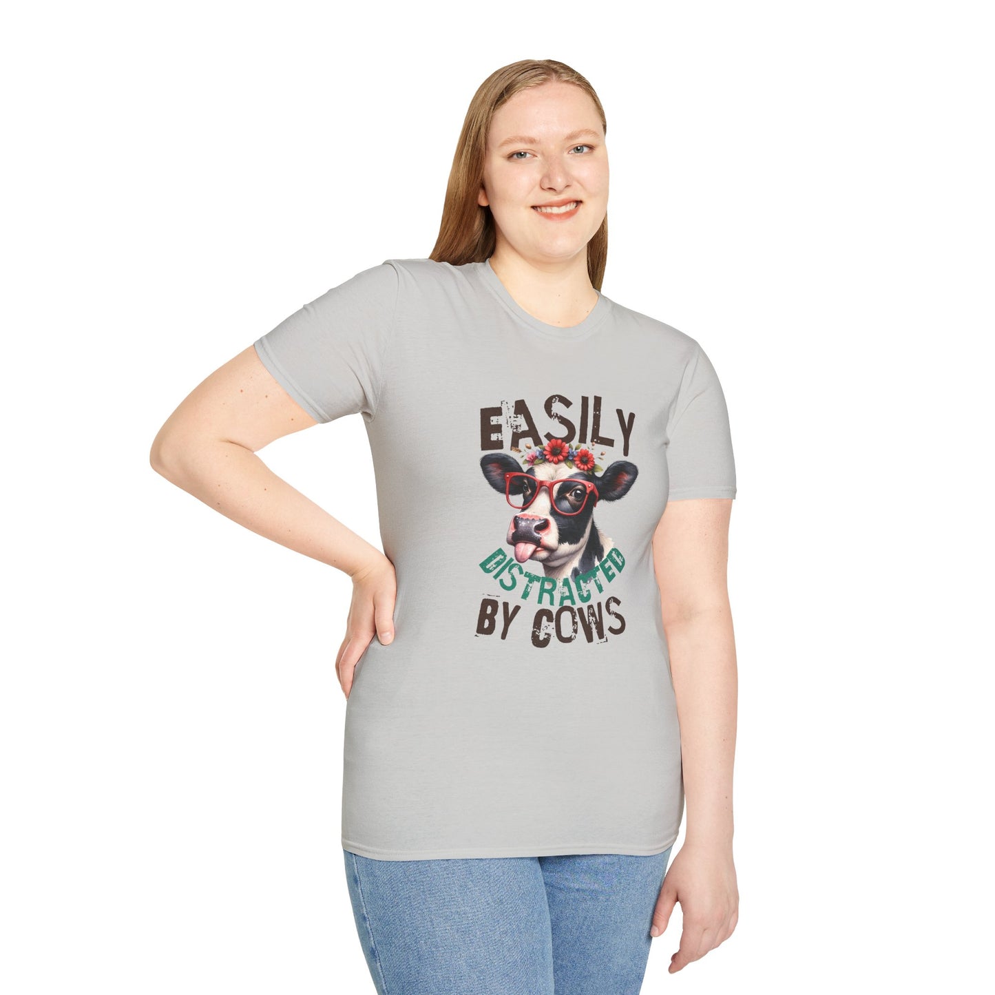 Easily Distracted by Cows T-Shirt