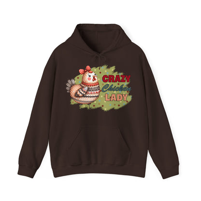 Crazy Chicken Lady Hooded Sweatshirt