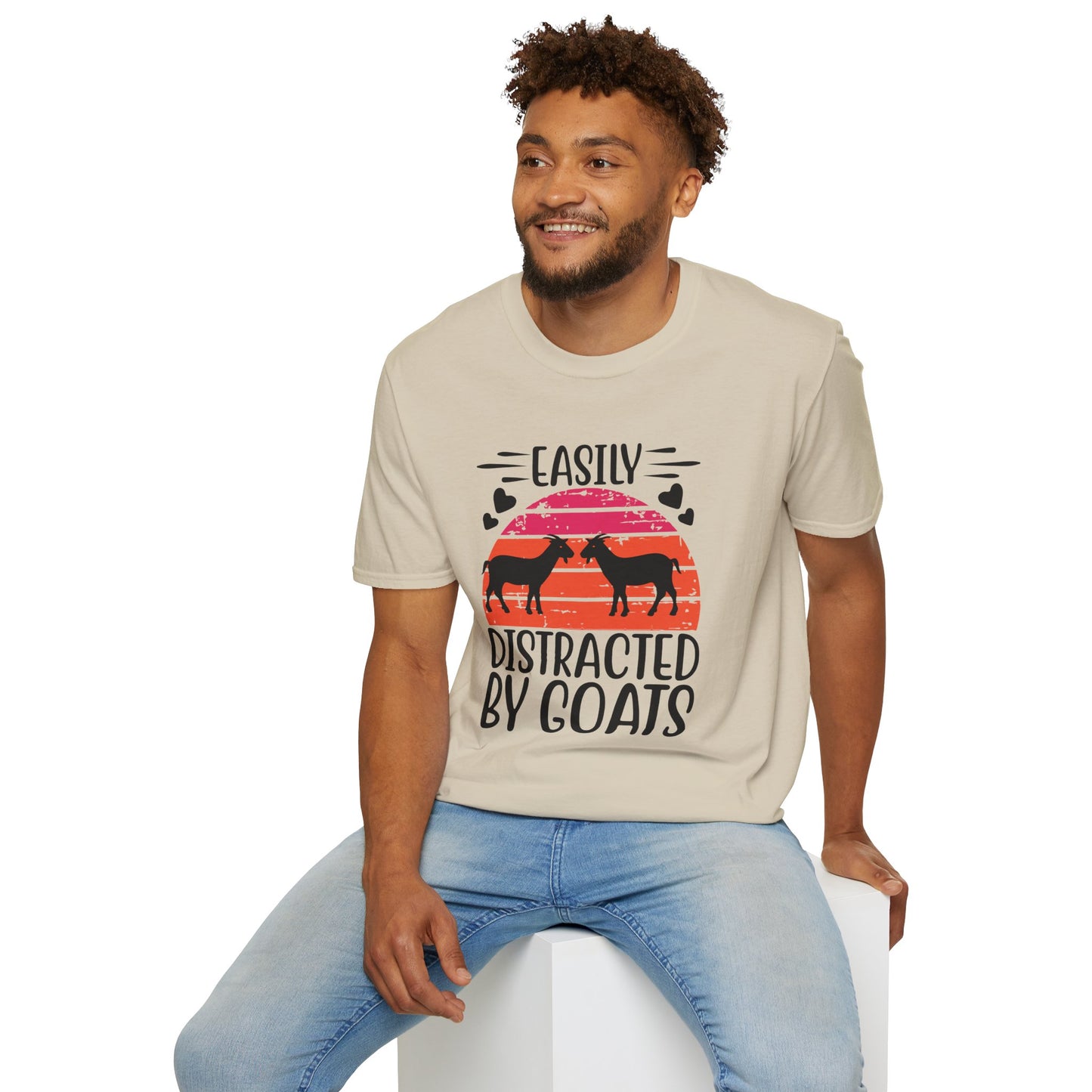 Easily Distracted by Goats T-Shirt