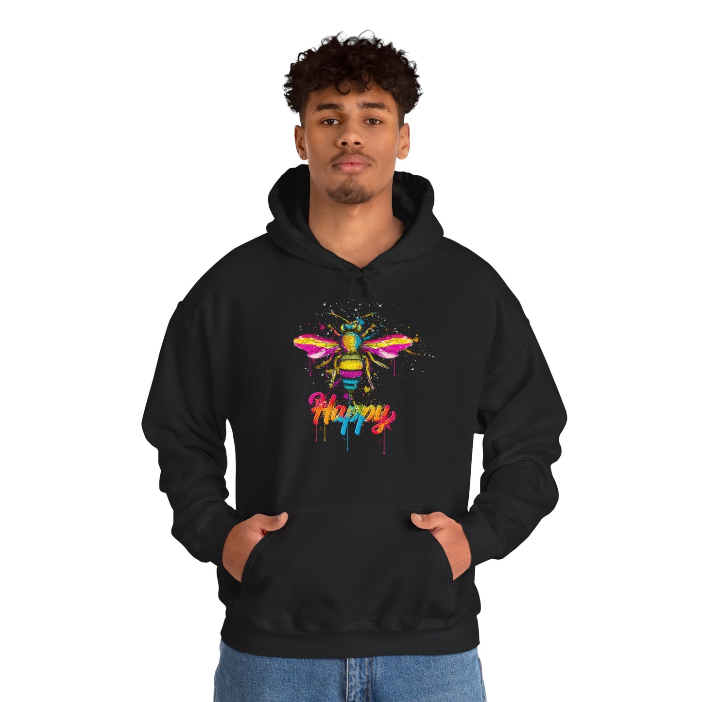 Bee Happy Hooded Sweatshirt