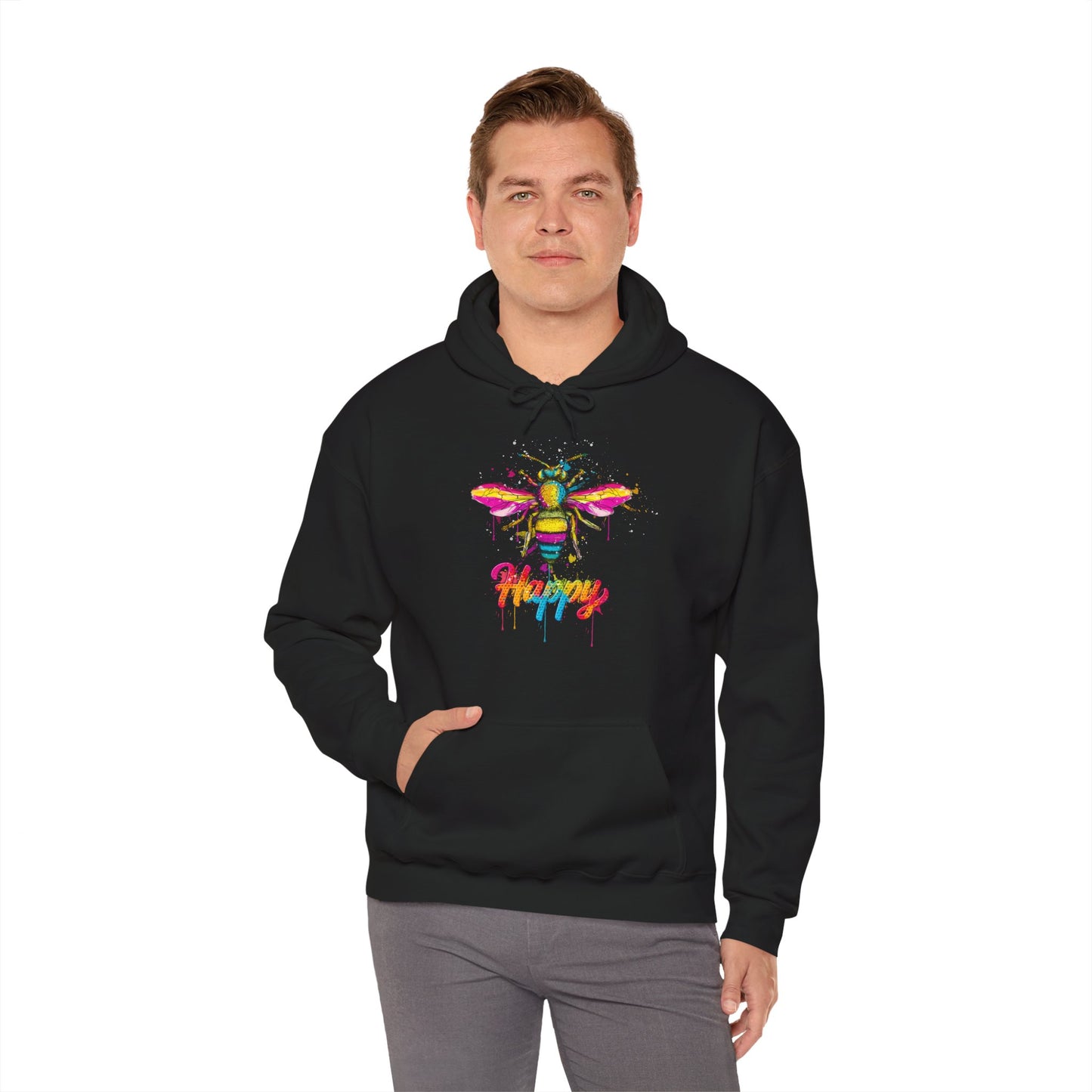 Bee Happy Hooded Sweatshirt