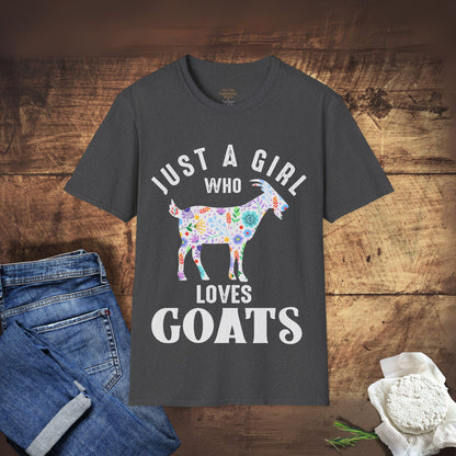 Just a Girl Who Loves Goats T-Shirt