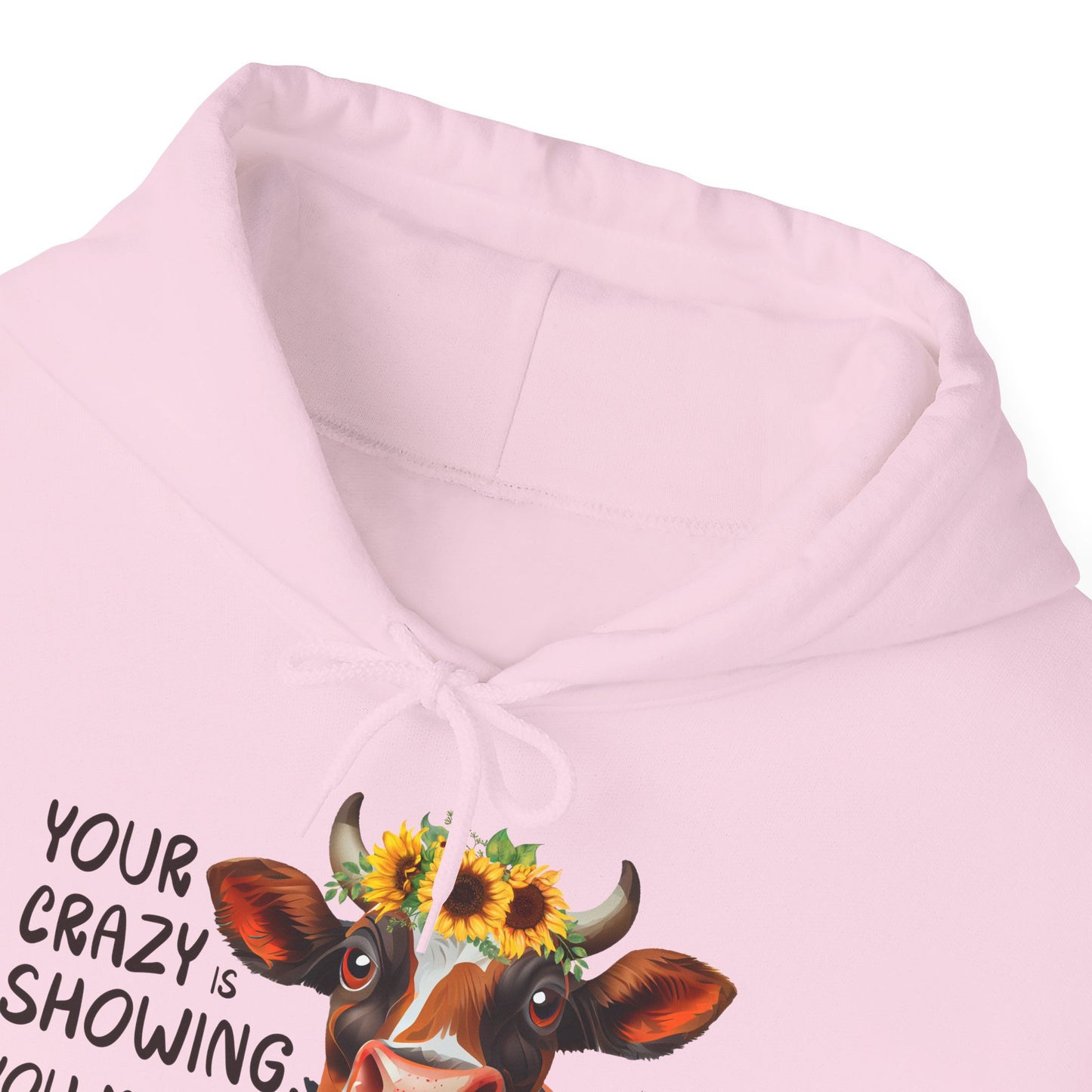 Your Crazy Is Showing Hooded Sweatshirt