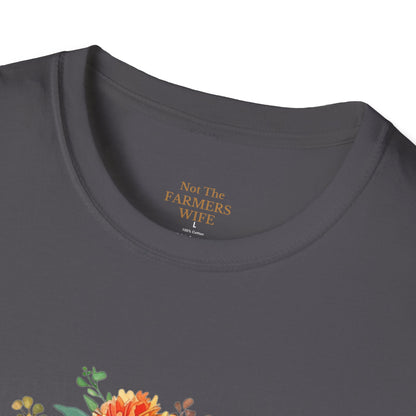 Highland Cow Floral T-Shirt
