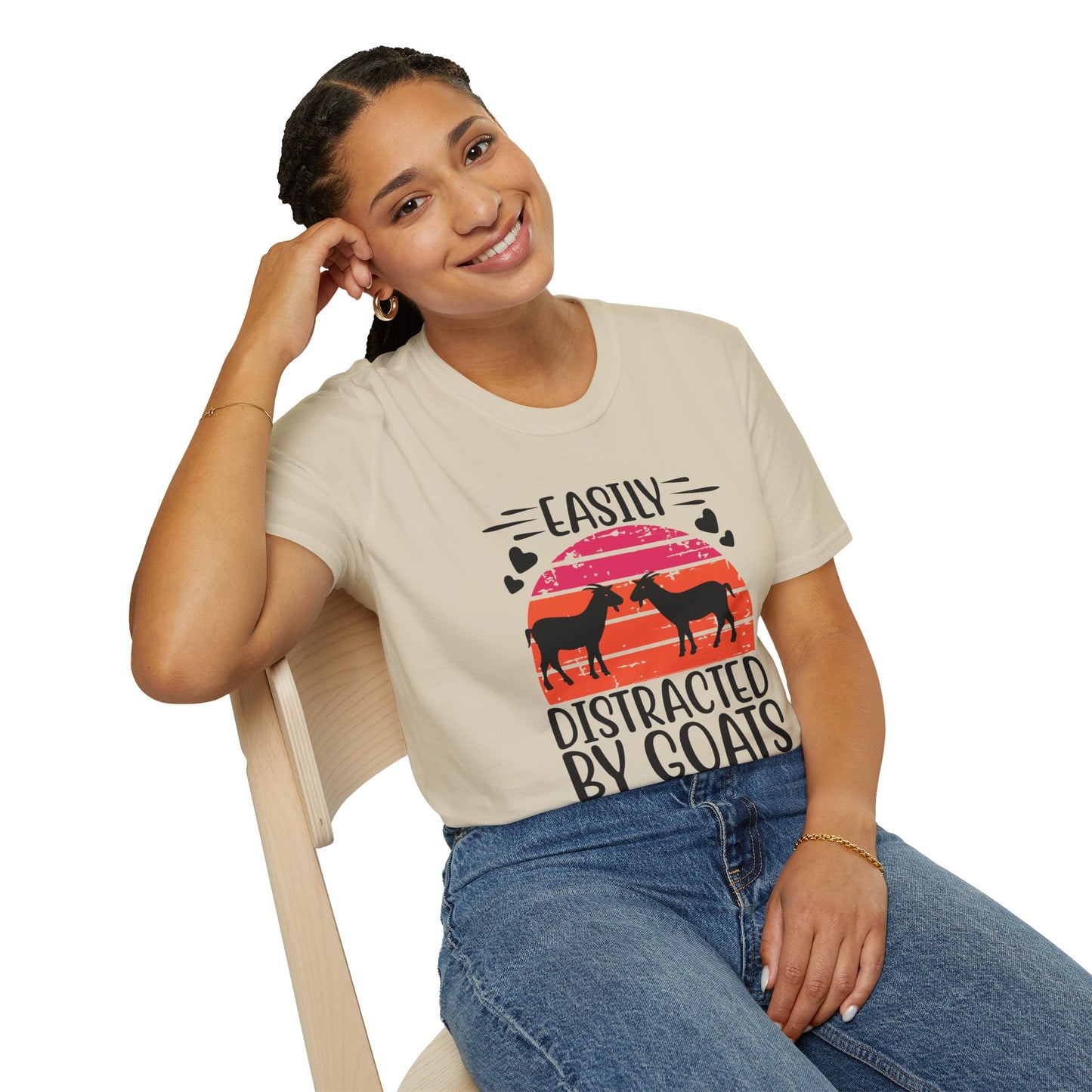 Easily Distracted by Goats T-Shirt