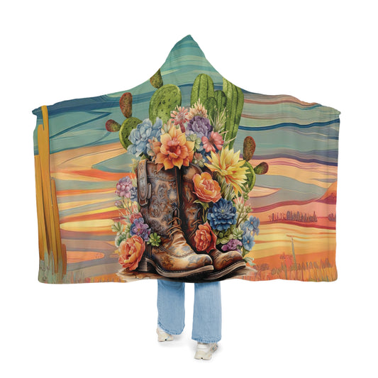 cowgirl boots blanket