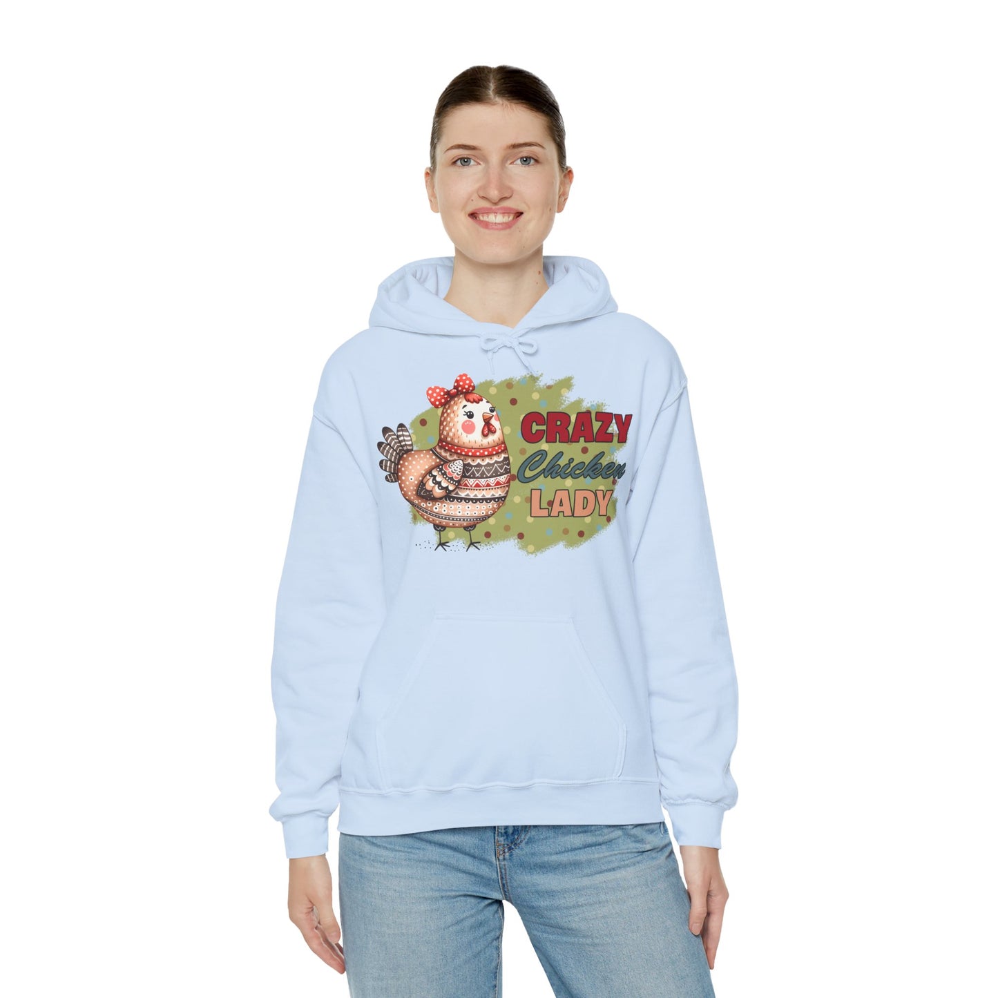 Crazy Chicken Lady Hooded Sweatshirt