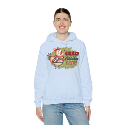 Crazy Chicken Lady Hooded Sweatshirt